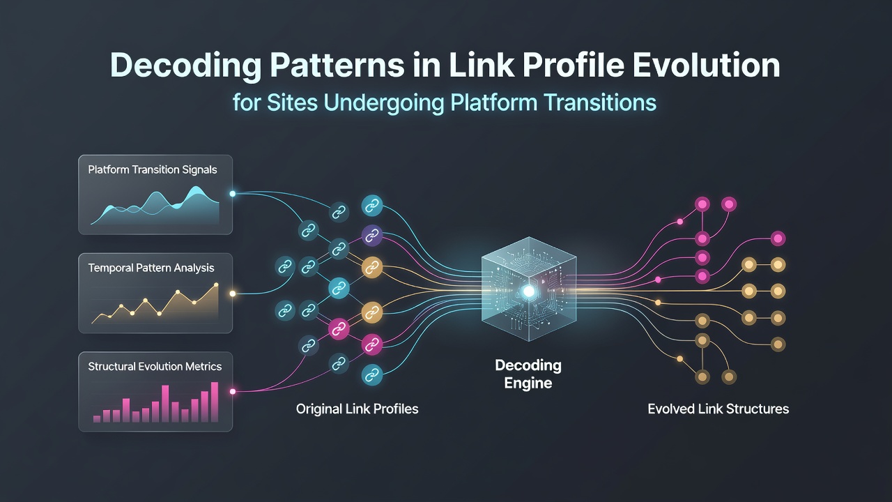 Decoding Patterns in Link Profile Evolution for Sites Undergoing Platform Transitions