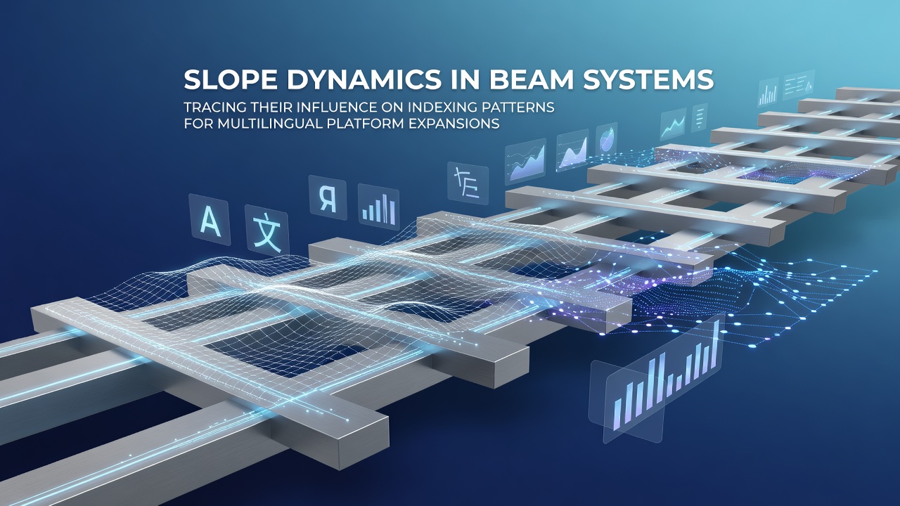 Slope Dynamics in Beam Systems: Tracing Their Influence on Indexing Patterns for Multilingual Platform Expansions